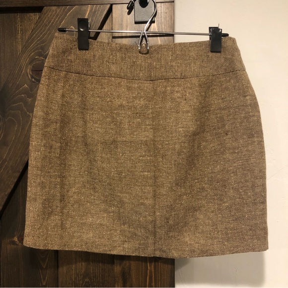 Outback Red brown tweed skirt size 2 - Picture 3 of 5